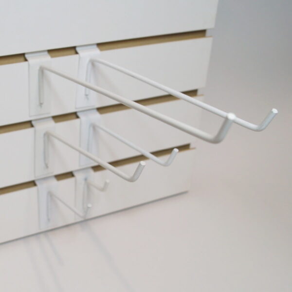 GANCHO SPACEWALL / SLATWALL BLANCO