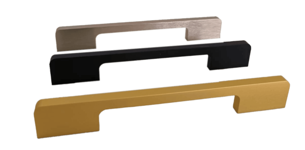 Halador met�lico barra c (st-8332) 308 mm matt gold sm